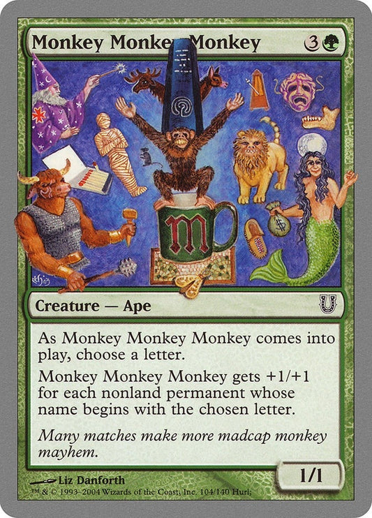 Image for Monkey Monkey Monkey (104) (Unhinged) - Magic: The Gathering