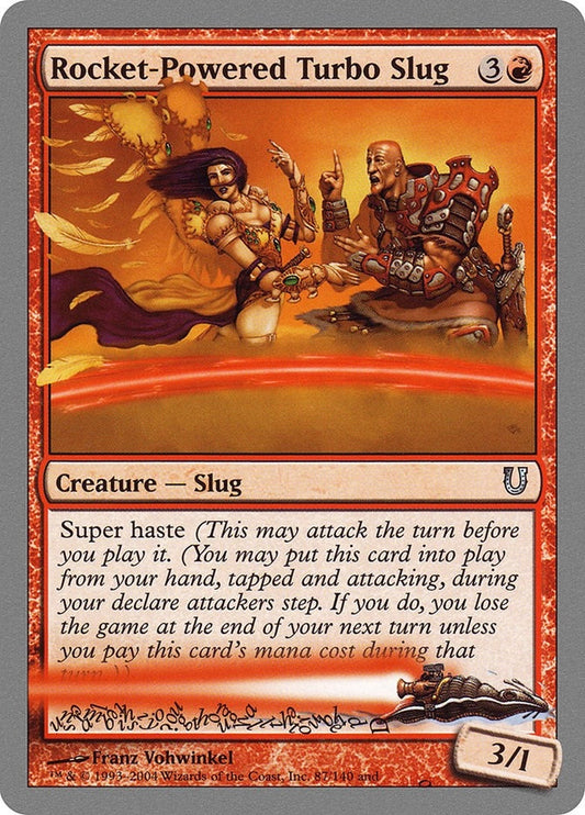 Image for Rocket-Powered Turbo Slug (87) (Unhinged) - Magic: The Gathering