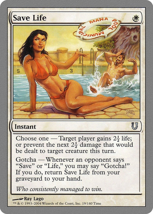 Image for Save Life (19) (Unhinged) - Magic: The Gathering