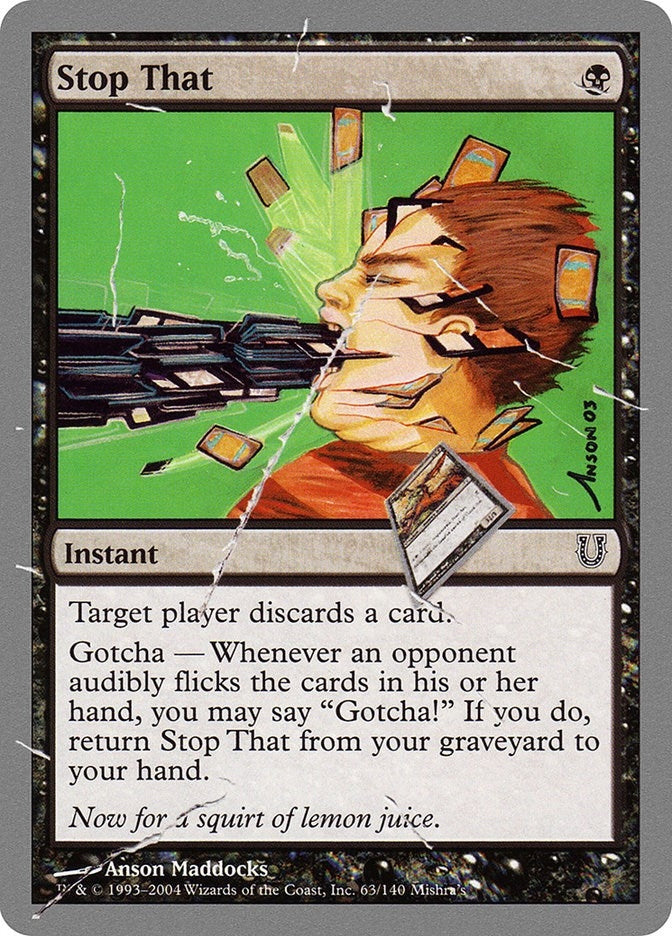 Image for Stop That (63) (Unhinged) - Magic: The Gathering