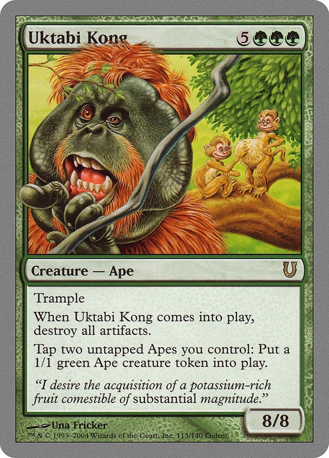 Image for Uktabi Kong (115) (Unhinged) - Magic: The Gathering