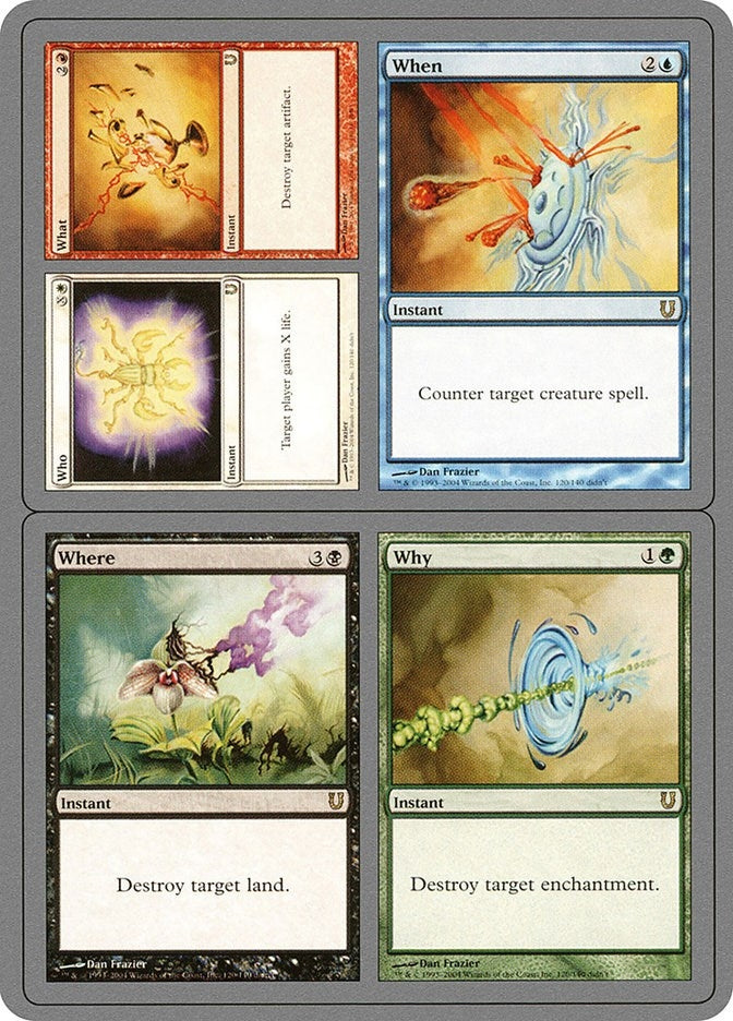 Image for Who // What // When // Where // Why (120) (Unhinged) - Magic: The Gathering