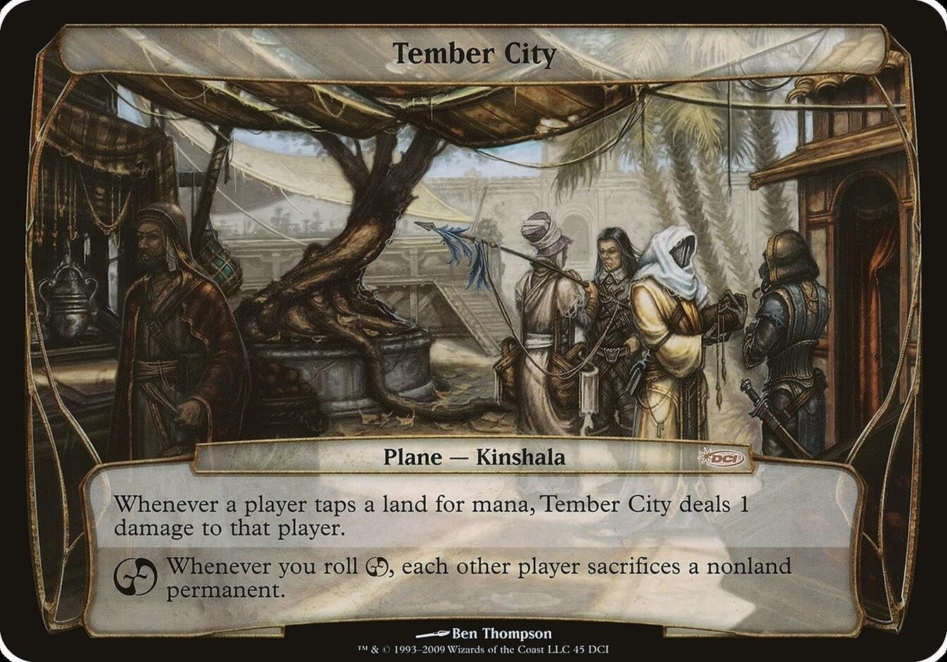 Image for Tember City (WPN Promo) (45) (Oversize Cards) - Magic: The Gathering