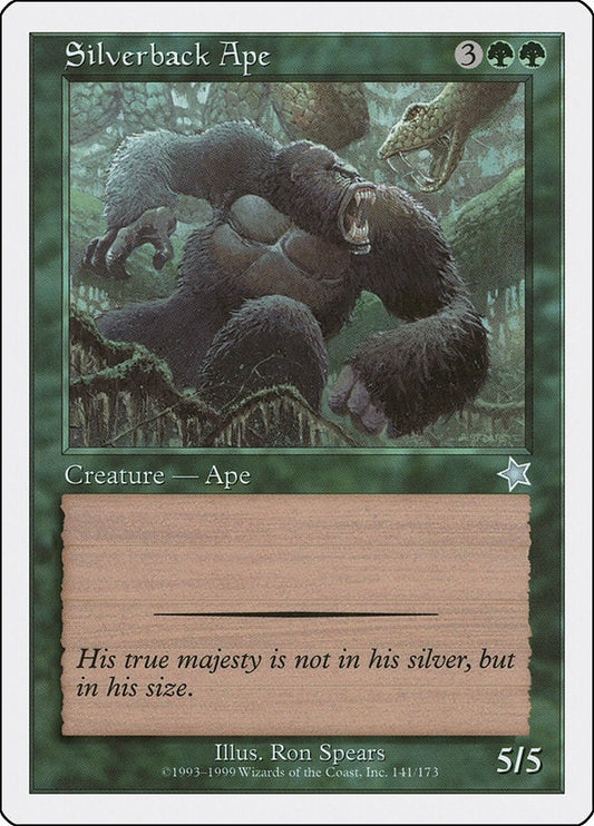 Image for Silverback Ape (141) (Starter 1999) - Magic: The Gathering