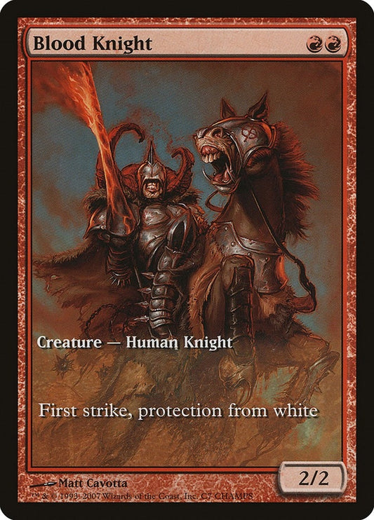 Image for Blood Knight (7) (Champs Promos) - Magic: The Gathering
