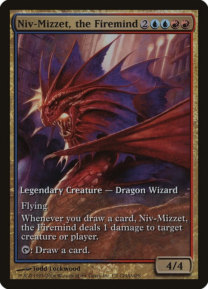 Image for Niv-Mizzet, the Firemind (2) (Champs Promos) - Magic: The Gathering