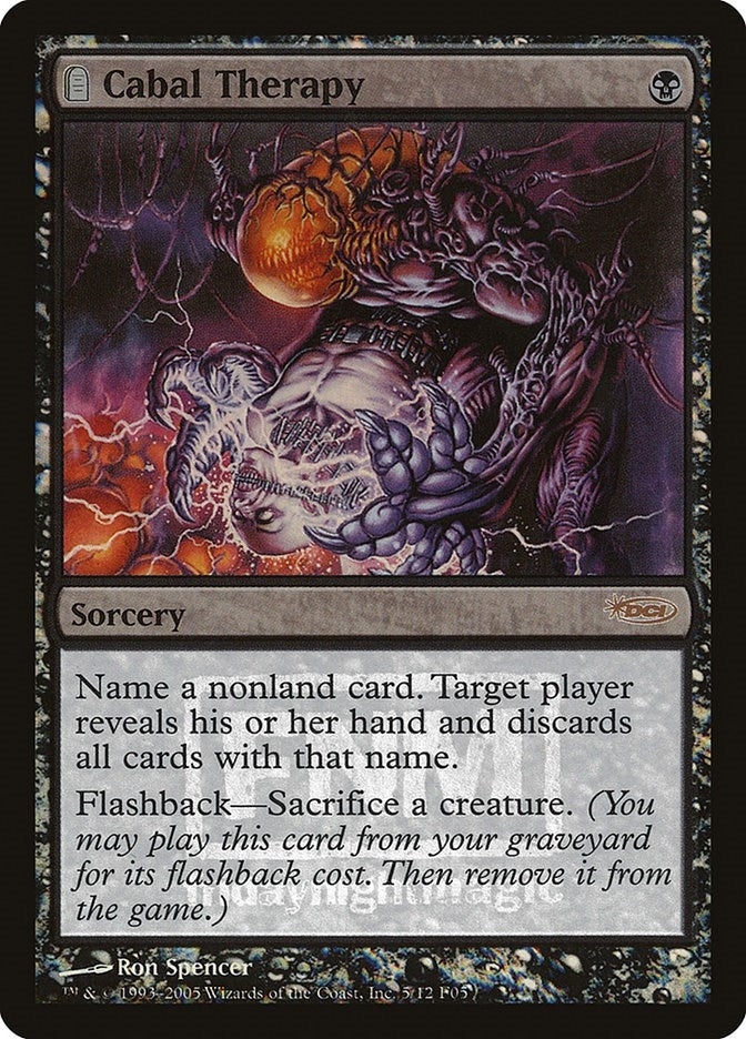 Image for Cabal Therapy (5) (FNM Promos) - Magic: The Gathering
