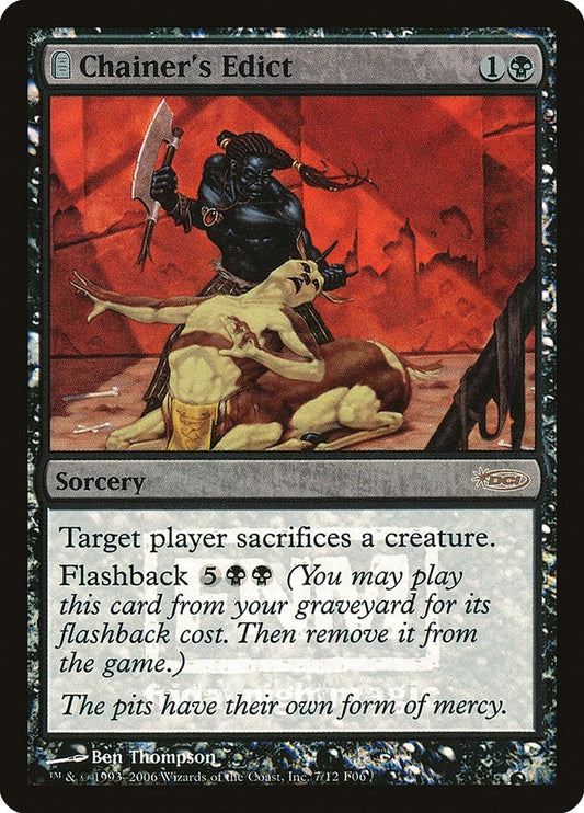 Image for Chainer's Edict (7) (FNM Promos) - Magic: The Gathering