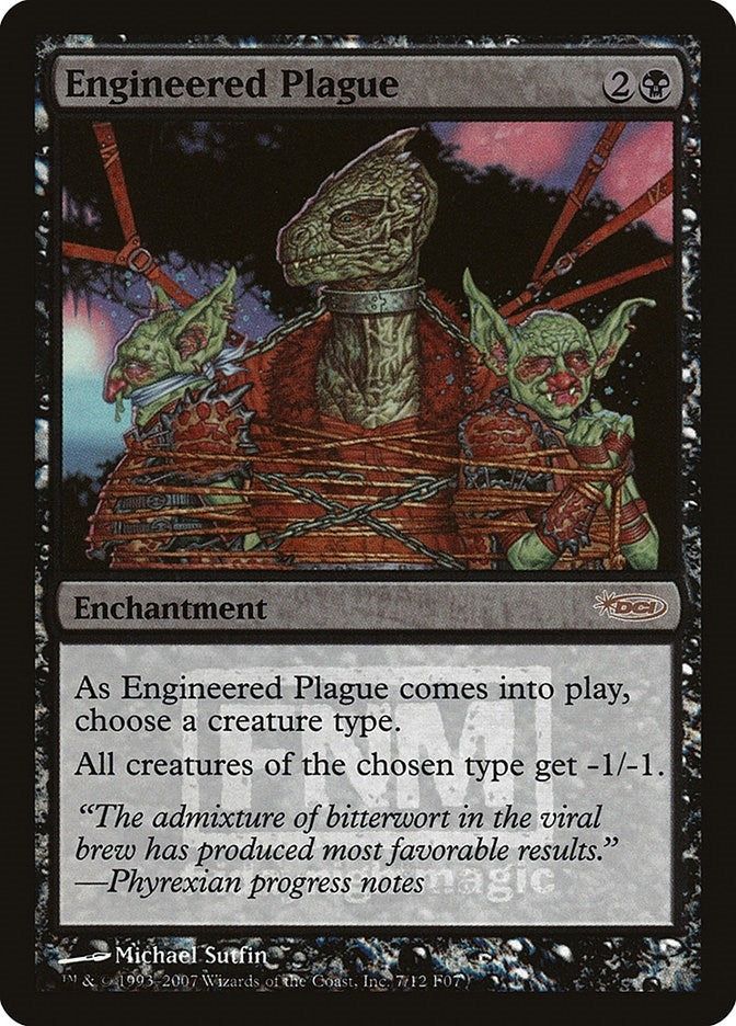 Image for Engineered Plague (7) (FNM Promos) - Magic: The Gathering
