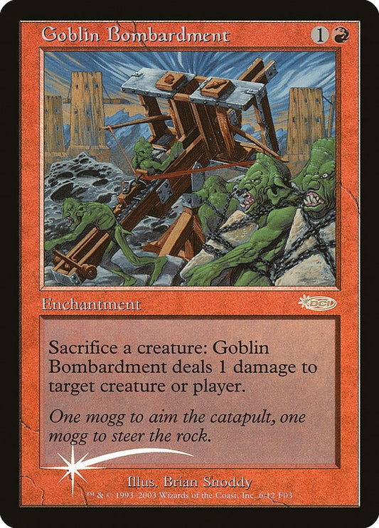 Image for Goblin Bombardment (6) (FNM Promos) - Magic: The Gathering