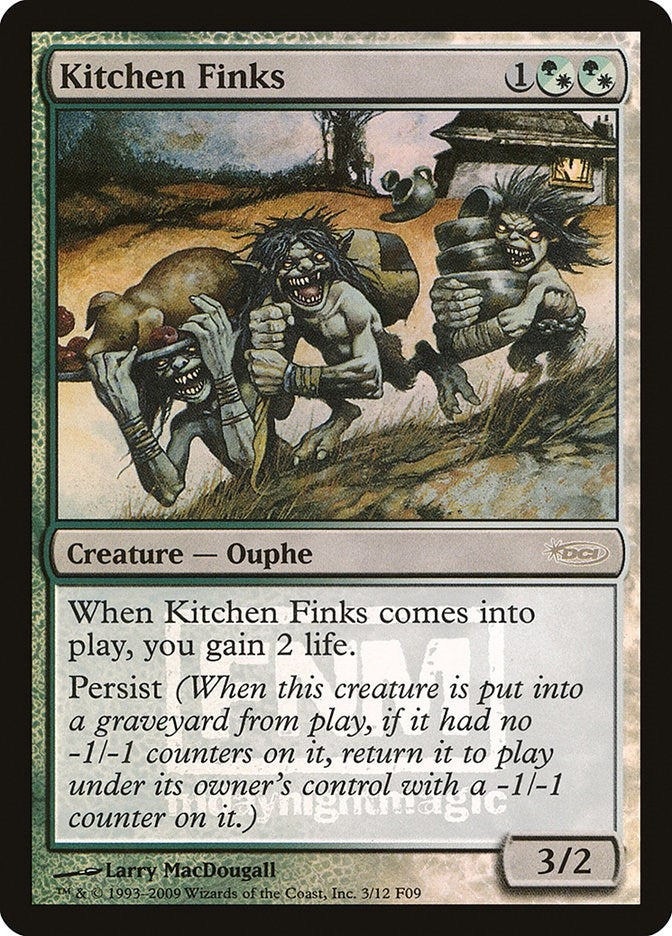 Image for Kitchen Finks (3) (FNM Promos) - Magic: The Gathering