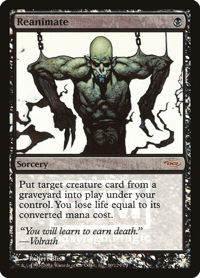 Image for Reanimate (10) (FNM Promos) - Magic: The Gathering