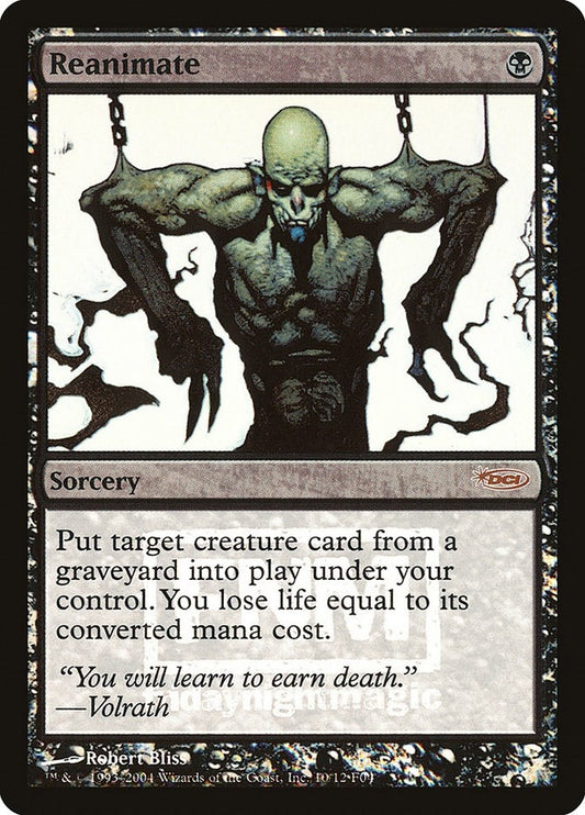 Image for Reanimate (10) (FNM Promos) - Magic: The Gathering