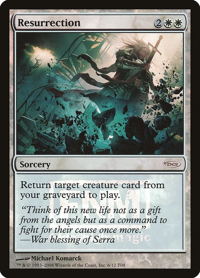 Image for Resurrection (6) (FNM Promos) - Magic: The Gathering