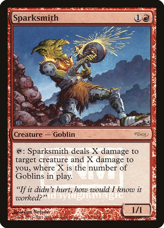 Image for Sparksmith (10) (FNM Promos) - Magic: The Gathering