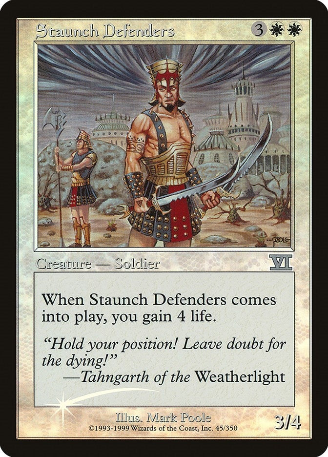 Image for Staunch Defenders (45) (FNM Promos) - Magic: The Gathering