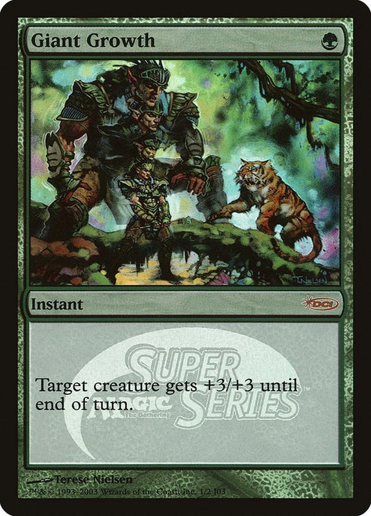Image for Giant Growth (Junior Super Series) (1) (Junior Series Promos) - Magic: The Gathering