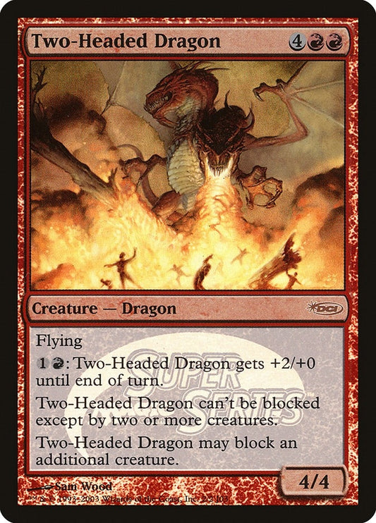 Image for Two-Headed Dragon (Junior Super Series) (2) (Junior Series Promos) - Magic: The Gathering
