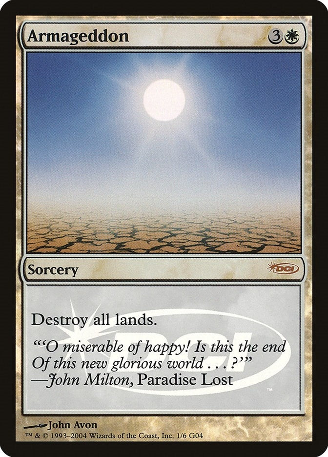 Image for Armageddon (1) (Judge Promos) - Magic: The Gathering