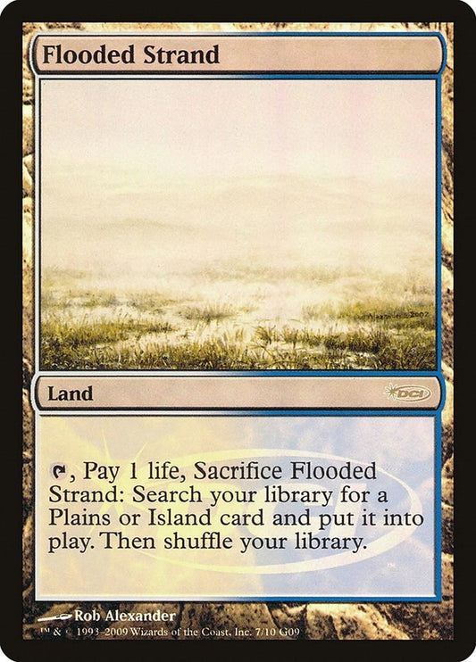 Image for Flooded Strand (7) (Judge Promos) - Magic: The Gathering