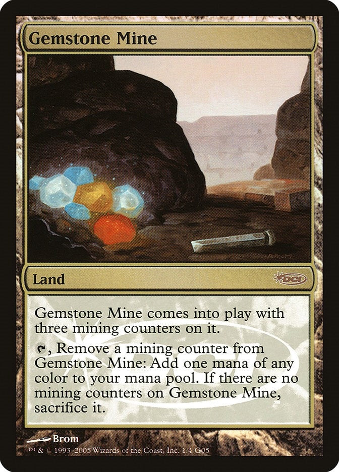 Image for Gemstone Mine (1) (Judge Promos) - Magic: The Gathering