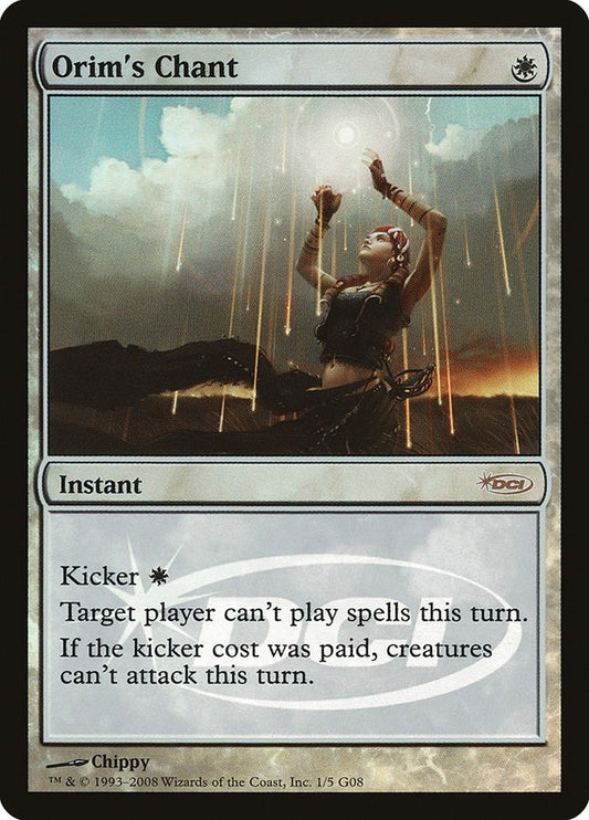 Image for Orim's Chant (1) (Judge Promos) - Magic: The Gathering