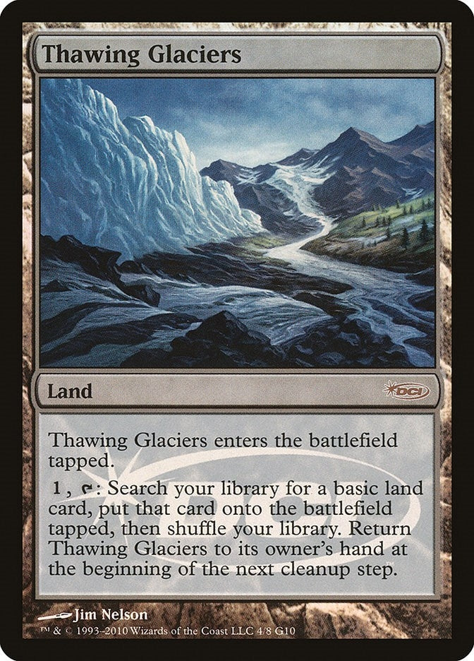 Image for Thawing Glaciers (4) (Judge Promos) - Magic: The Gathering