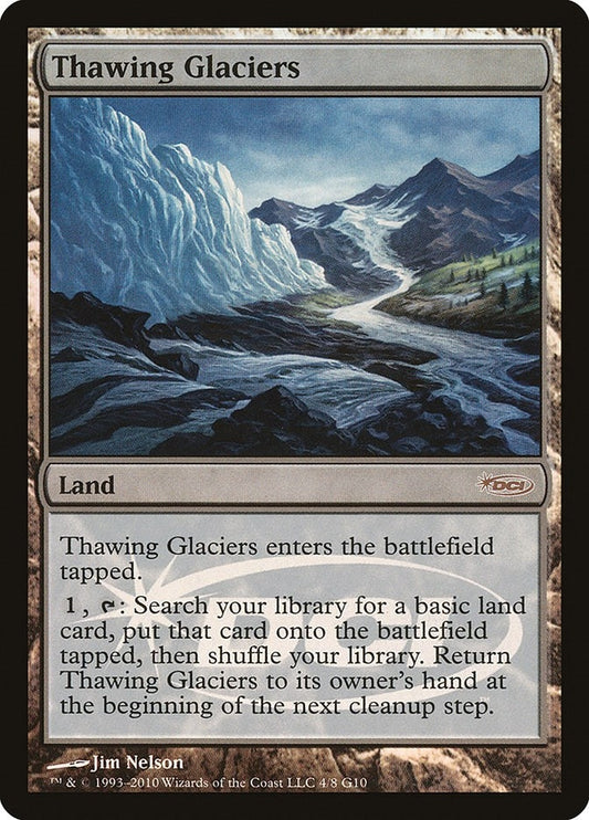Image for Thawing Glaciers (4) (Judge Promos) - Magic: The Gathering