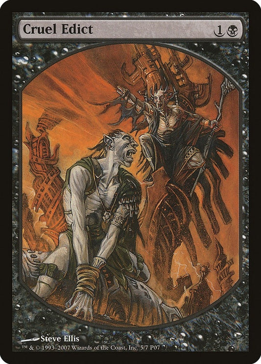Image for Cruel Edict (5) (Magic Player Rewards) - Magic: The Gathering