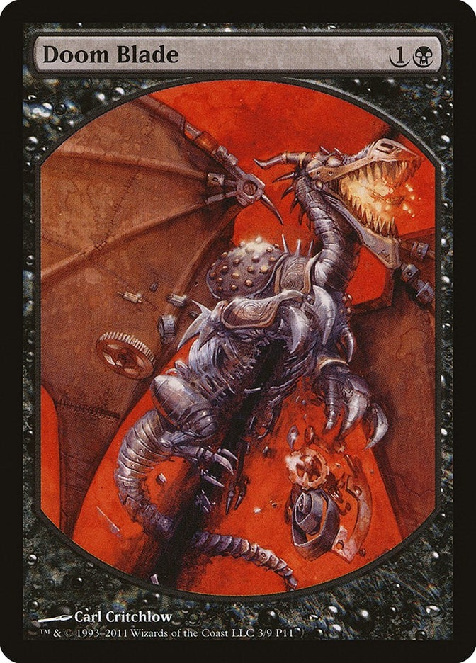 Image for Doom Blade (3) (Magic Player Rewards) - Magic: The Gathering
