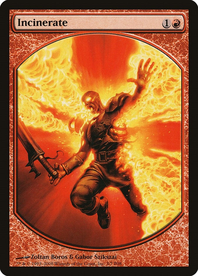 Image for Incinerate (3) (Magic Player Rewards) - Magic: The Gathering