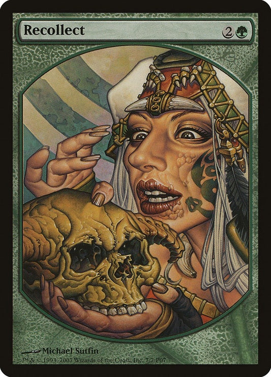 Image for Recollect (7) (Magic Player Rewards) - Magic: The Gathering