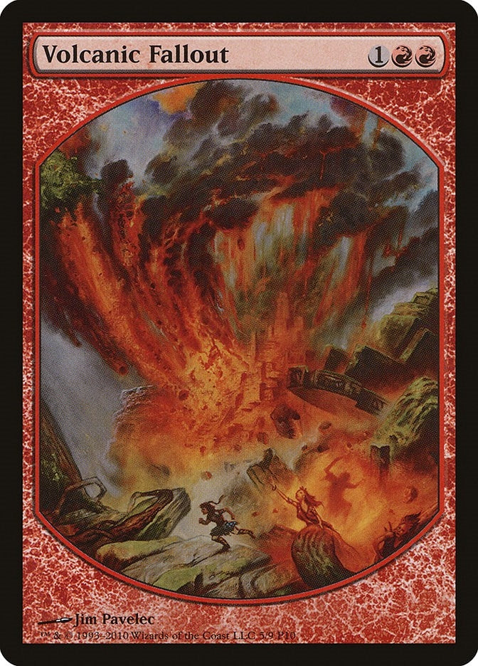Image for Volcanic Fallout (5) (Magic Player Rewards) - Magic: The Gathering