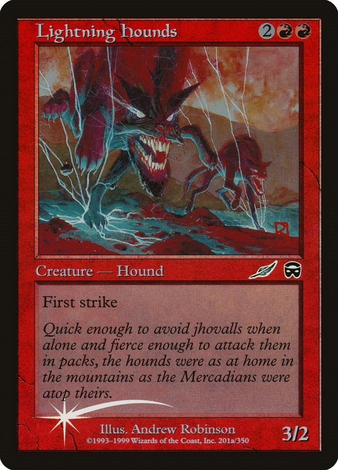 Image for Lightning Hounds (201a) (Media Promos) - Magic: The Gathering