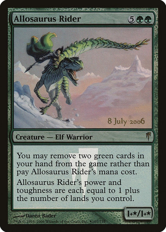 Image for Allosaurus Rider (101) (Prerelease Cards) - Magic: The Gathering