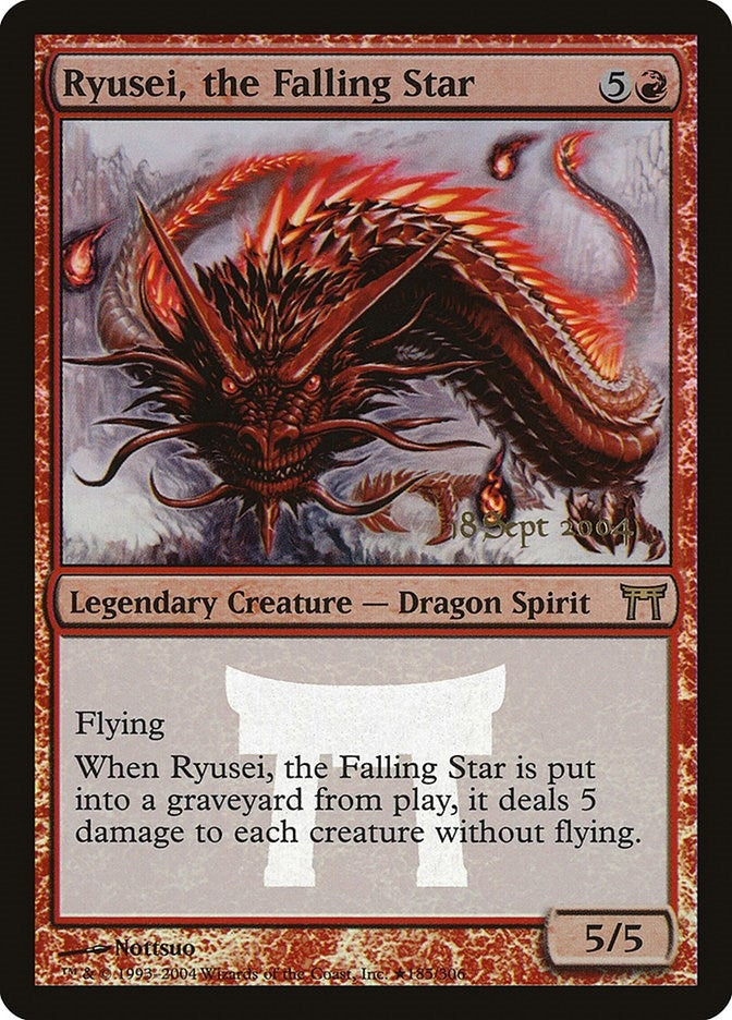 Image for Ryusei, the Falling Star (185) (Prerelease Cards) - Magic: The Gathering