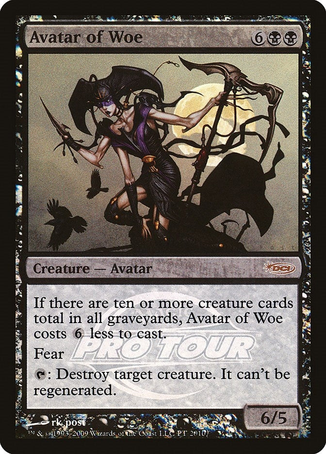 Image for Avatar of Woe (PT 2010) (Pro Tour Promos) - Magic: The Gathering