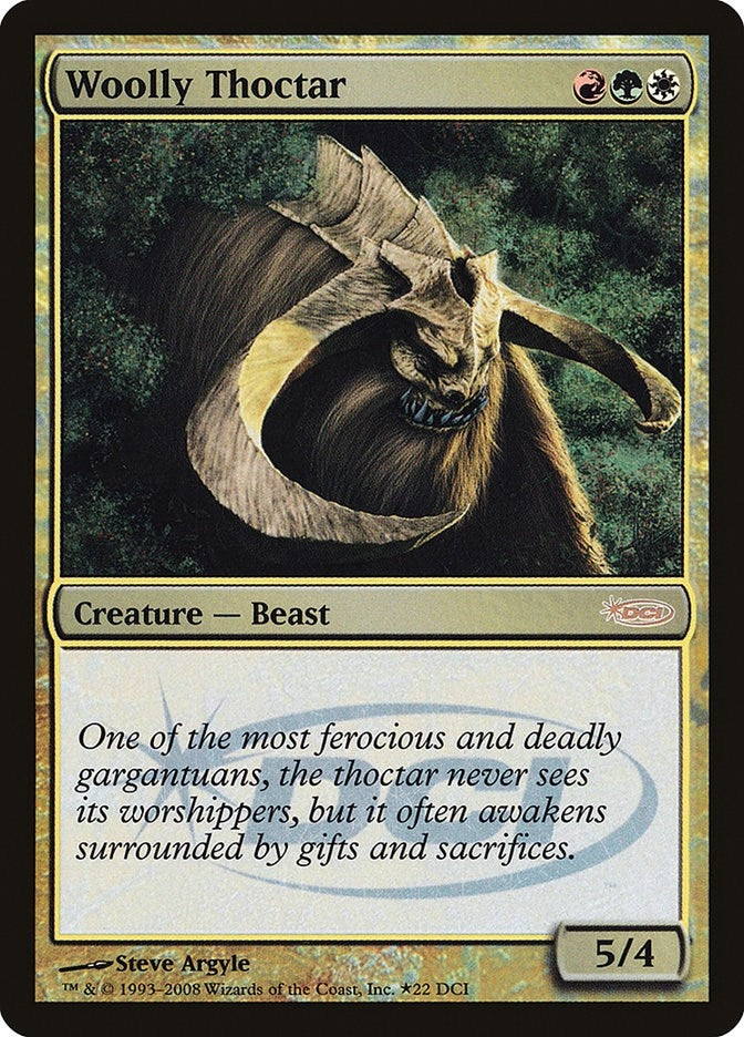 Image for Woolly Thoctar (22) (WPN & Gateway Promos) - Magic: The Gathering