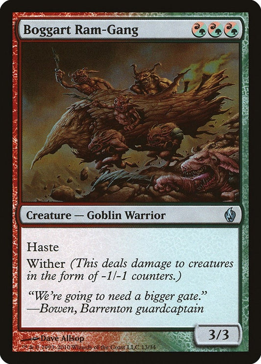 Image for Boggart Ram-Gang (13) (Premium Deck Series: Fire and Lightning) - Magic: The Gathering