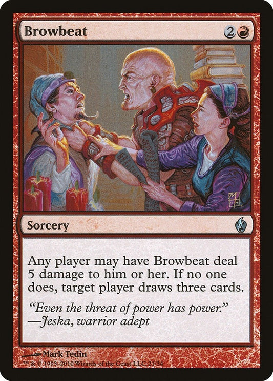 Image for Browbeat (21) (Premium Deck Series: Fire and Lightning) - Magic: The Gathering