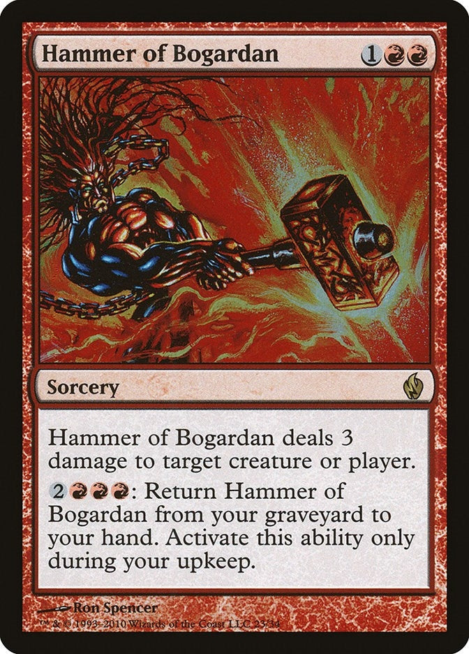 Image for Hammer of Bogardan (23) (Premium Deck Series: Fire and Lightning) - Magic: The Gathering