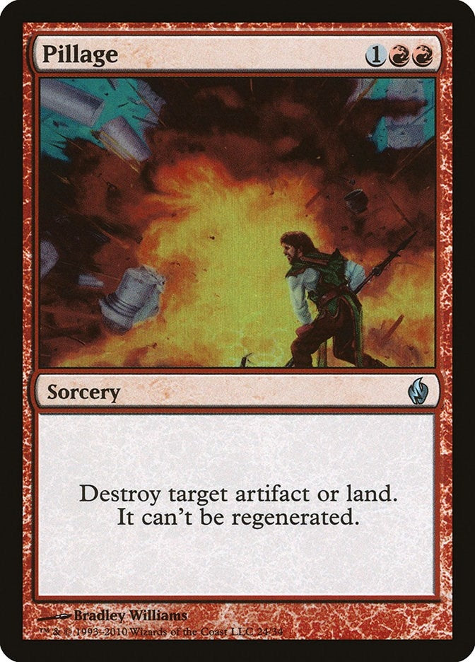 Image for Pillage (24) (Premium Deck Series: Fire and Lightning) - Magic: The Gathering