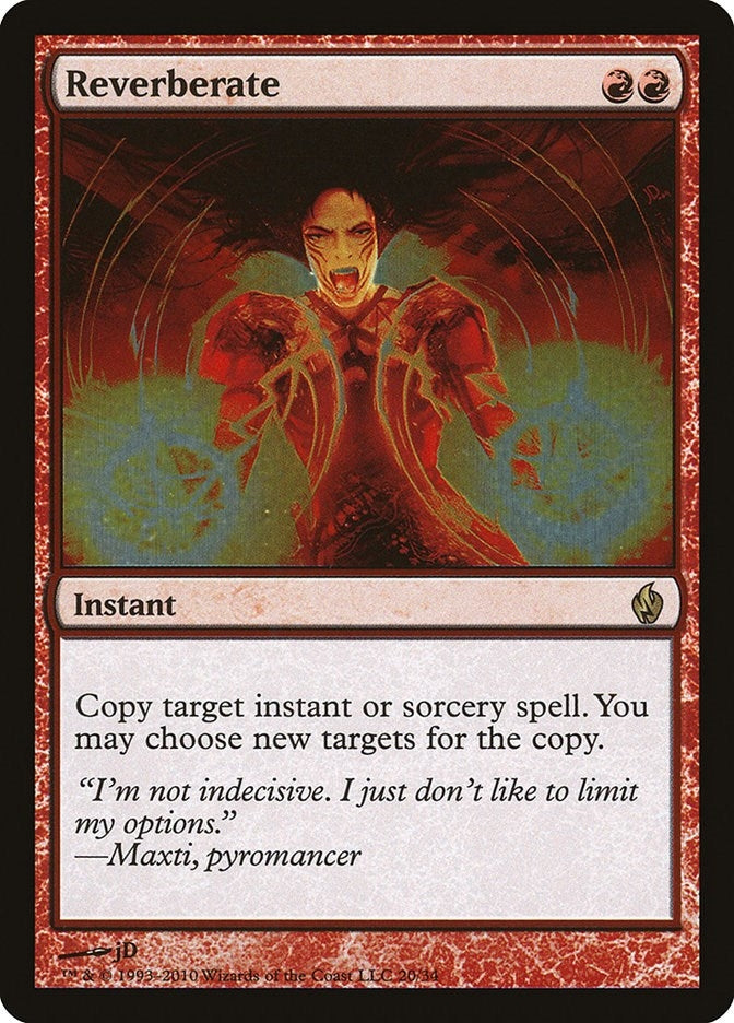 Image for Reverberate (20) (Premium Deck Series: Fire and Lightning) - Magic: The Gathering