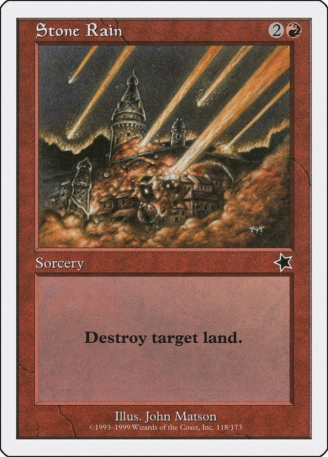 Image for Stone Rain (118) (Starter 1999) - Magic: The Gathering