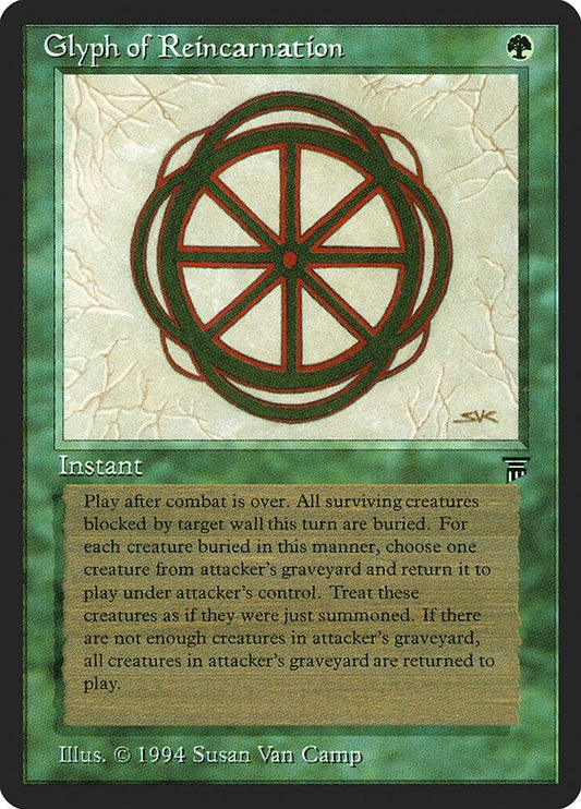 Image for Glyph of Reincarnation (Legends) - Magic: The Gathering