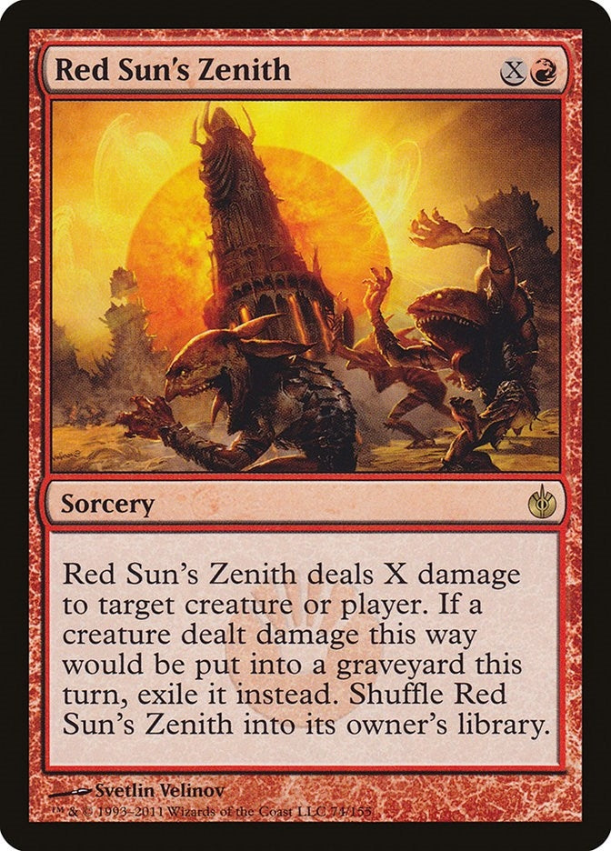 Image for Red Sun's Zenith (74) (Mirrodin Besieged) - Magic: The Gathering