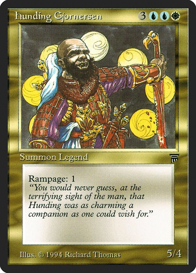 Image for Hunding Gjornersen (Legends) - Magic: The Gathering