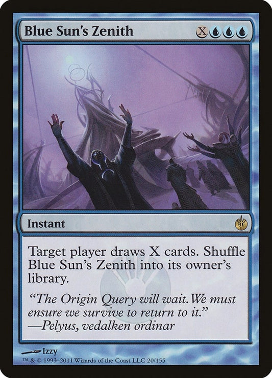 Image for Blue Sun's Zenith (20) (Mirrodin Besieged) - Magic: The Gathering