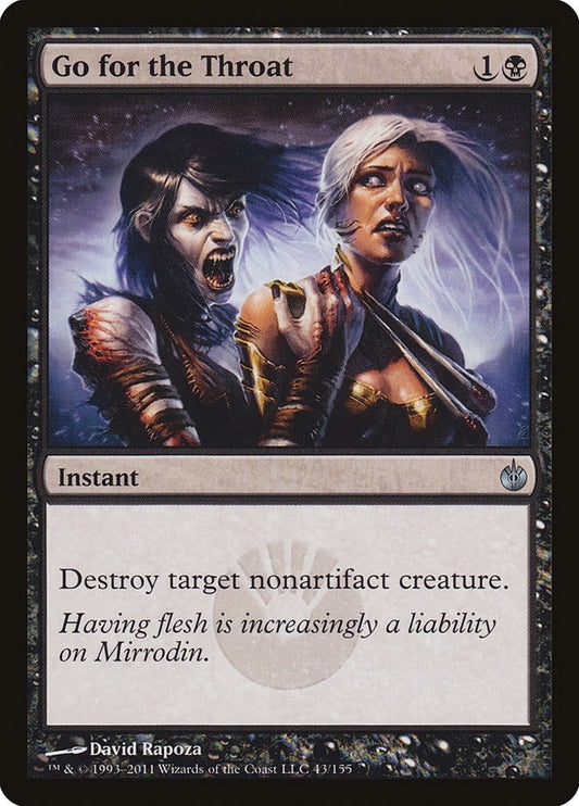 Image for Go for the Throat (43) (Mirrodin Besieged) - Magic: The Gathering