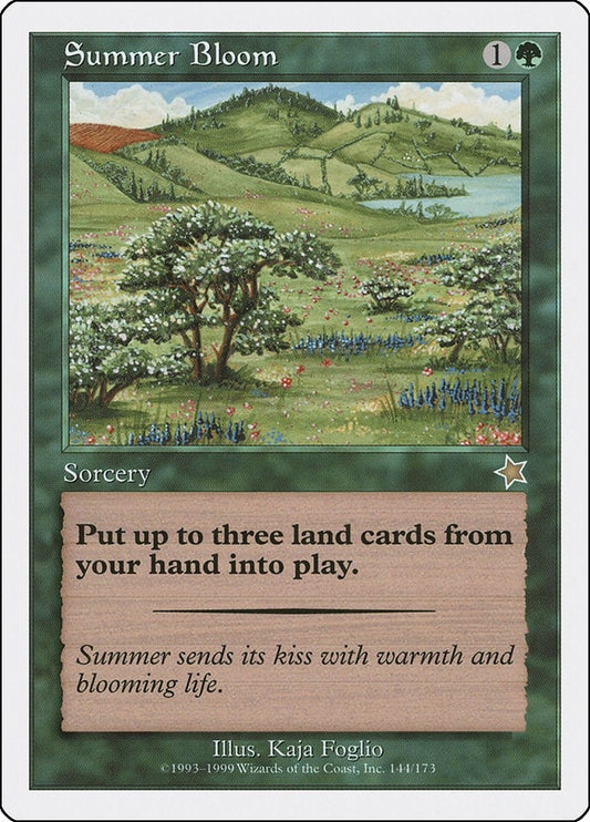 Image for Summer Bloom (144) (Starter 1999) - Magic: The Gathering